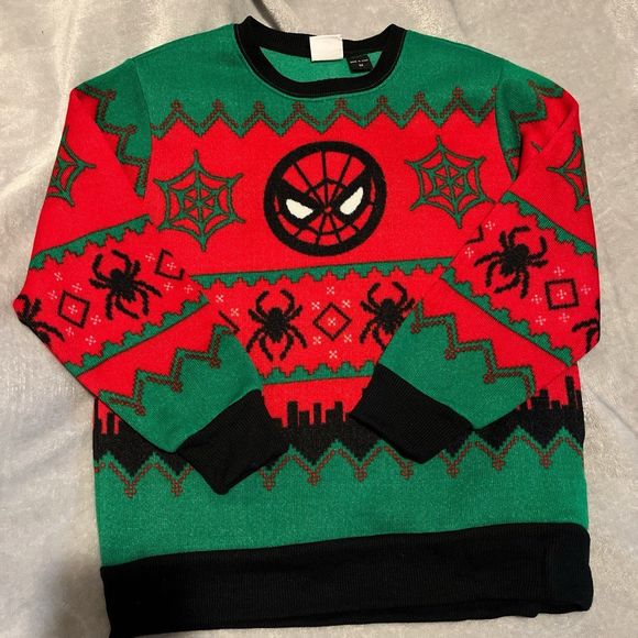 Marvel Spider Man Kids Sweater - Picture 1 of 3